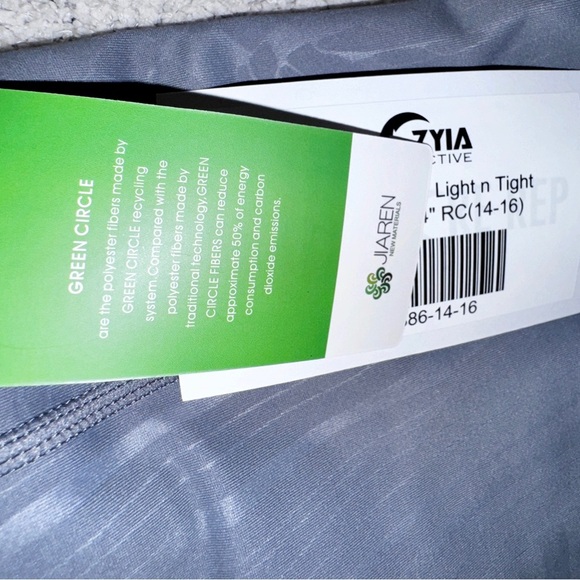 ZYIA NWT Light & Tight Leggings “Gray Majesty” size (14-16) - Picture 3 of 8